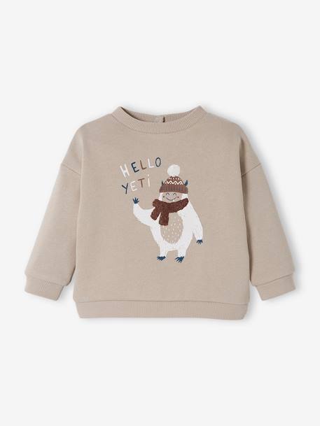 Baby-Set: Sweatshirt, Hose & Hut grau 