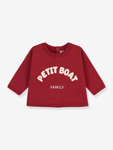 Baby Sweatshirt PETIT BATEAU rot 