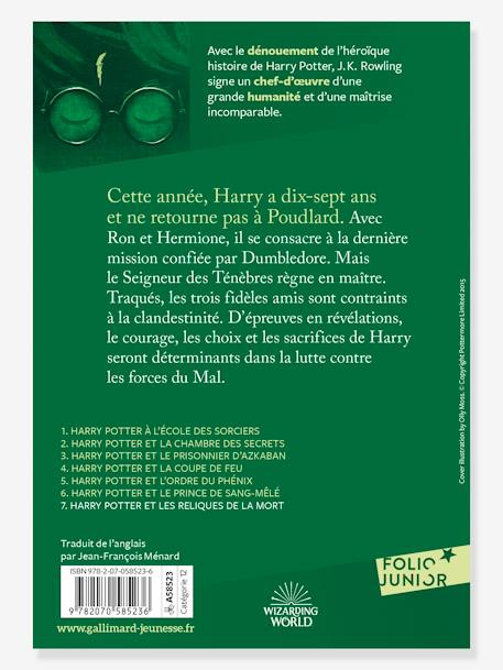 Harry Potter et les Reliques de la Mort - T7 - GALLIMARD JEUNESSE vert 