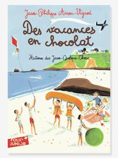 Spielzeug-Bücher (französisch)-Französisches Kinderbuch „Des vacances en chocolat - Histoires des Jean-Quelque-Chose“ Band 4 GALLIMARD JEUNESSE