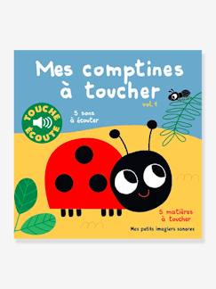 Spielzeug-Bücher (französisch)-Soundbücher -Französisches Kinderbuch mit Soundeffekt „Mes Comptines à toucher“ GALLIMARD JEUNESSE