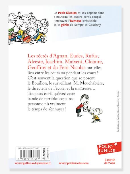 Französisches Kinderbuch „Les récrés du Petit Nicolas“ GALLIMARD JEUNESSE weiss 