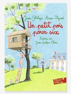 Spielzeug-Bücher (französisch)-Französisches Kinderbuch „Un petit pois pour six - Histoires des Jean-Quelque-Chose“ Band 7 GALLIMARD JEUNESSE