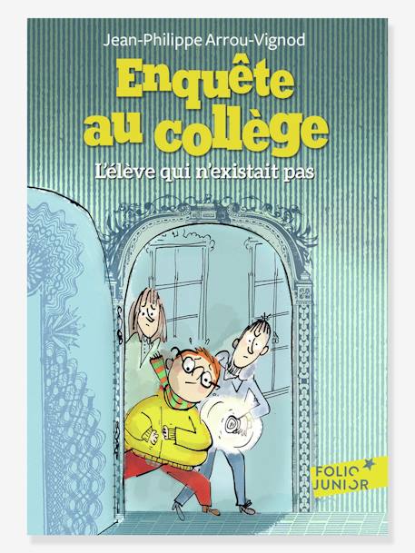 Französisches Kinderbuch „L'élève qui n'existait pas - Enquête au collège“ Band 8 GALLIMARD JEUNESSE blau 