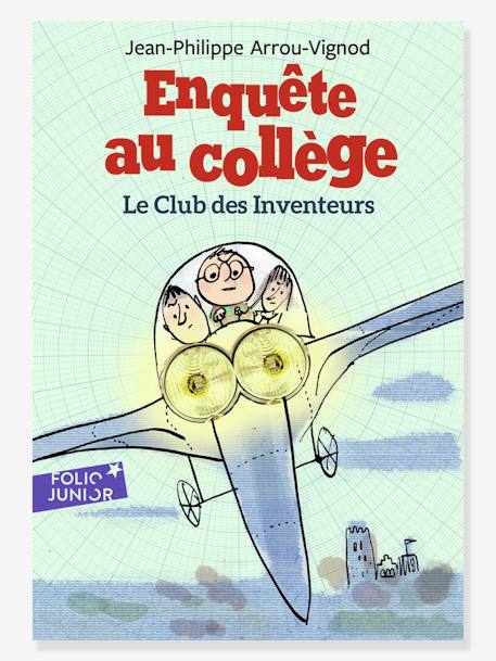 Französisches Kinderbuch „Le club des inventeurs - Enquête au collège“ Band 6 GALLIMARD JEUNESSE grün 