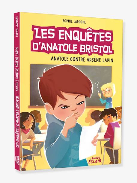 Französisches Kinderbuch „Les enquêtes d'Anatole Bristol - Anatole contre Arsène Lapin“ Band 5 AUZOU gelb 