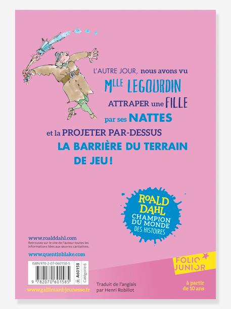 Französisches Kinderbuch „Matilda“ GALLIMARD JEUNESSE rosa 