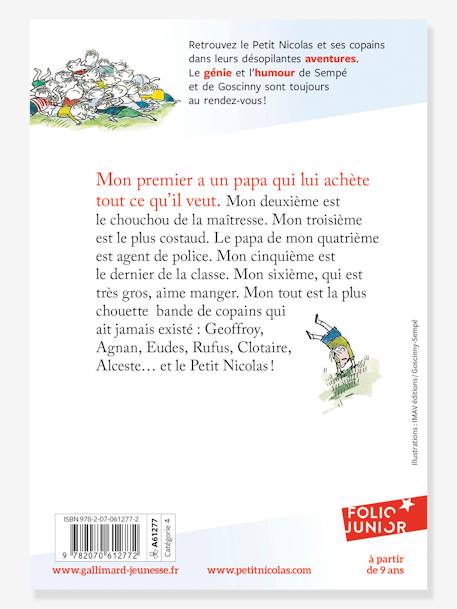 Französisches Kinderbuch „Le Petit Nicolas et les copains“ GALLIMARD JEUNESSE weiss 