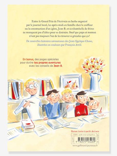 Französisches Kinderbuch „Les recettes du chef - Histoires des Jean-Quelque-Chose“ Band 8 GALLIMARD JEUNESSE gelb 