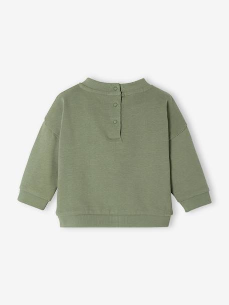 Sweat de Noël bébé vert sauge 