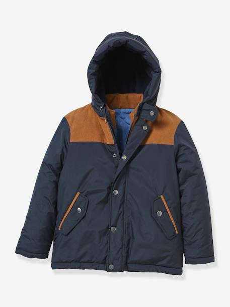 Jungen 3-in-1-Parka CYRILLUS mit Recycling-Polyester marine 