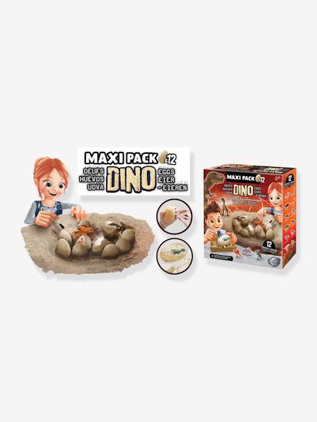 Maxi pack 12 oeufs dinosaures - BUKI orange 
