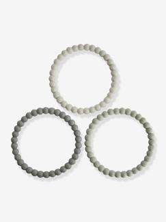 Jouet-Lot de 3 bracelets de dentition perles - MUSHIE