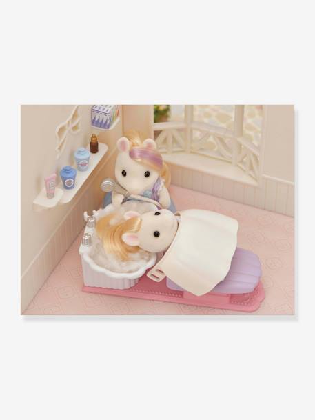 Le salon de coiffure des poneys - SYLVANIAN FAMILIES blanc 