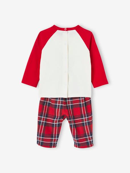 Capsule Collection: Baby Weihnachts-Schlafanzug ecru 