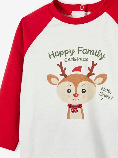 Capsule Collection: Baby Weihnachts-Schlafanzug ecru 