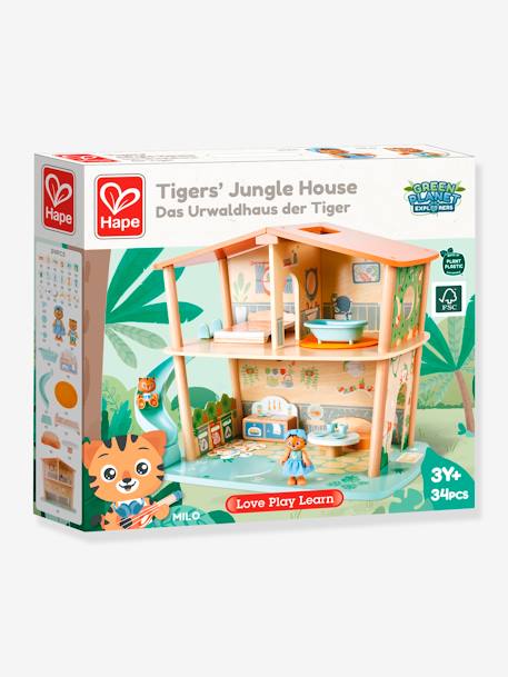 Kinder Tigerhaus HAPE mit Holz FSC mehrfarbig 