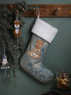 Linge de maison et décoration-Décoration-Chaussette de Noël Renard Scandinave