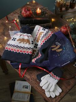 Junge-Geschenk-Set Mütze, Snood + Handschuhe