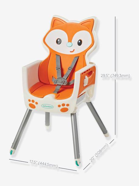 Baby 3-in-1-Hochstuhl INFANTINO, Fuchs orange 