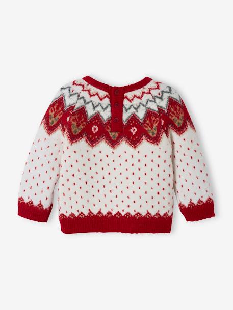 Weihnachts-Pullover, Baby ecru 