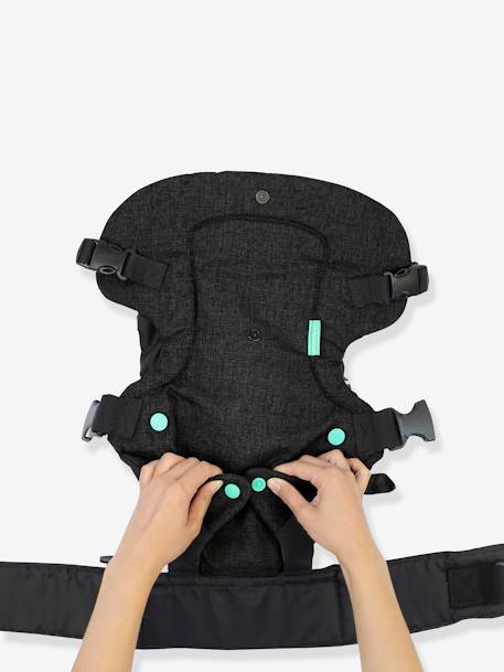 Porte-bébé avec bavoir lavable Flip 4 en 1 INFANTINO noir 