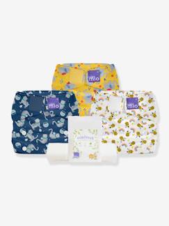 Puériculture-Toilette de bébé-Couches et lingettes-Miosolo pack de 3 couches lavables BAMBINO MIO