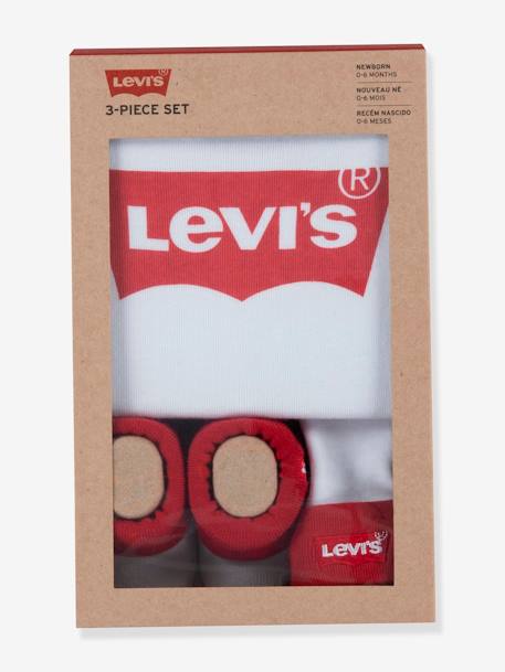 3-teiliges Baby-Set „Batwing“ Levi's® weiss 