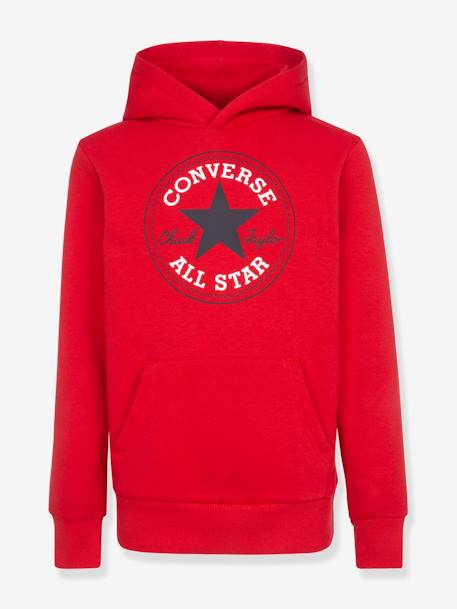 Kapuzensweatshirt CONVERSE® grau+marine+rot 