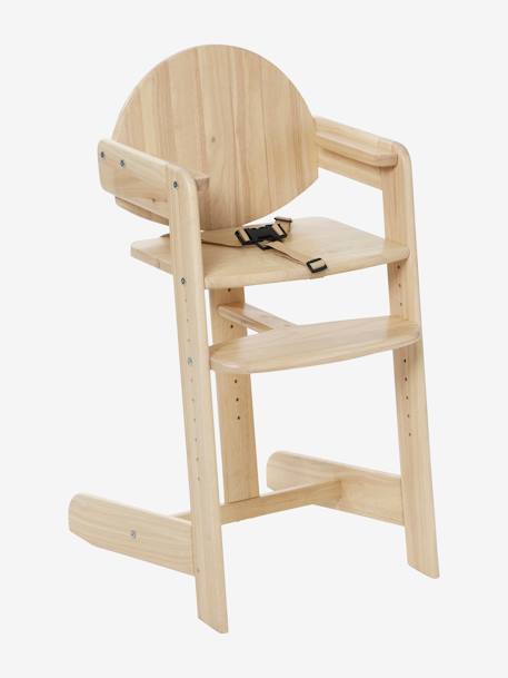 Chaise haute évolutive Woody 2 VERTBAUDET bois 