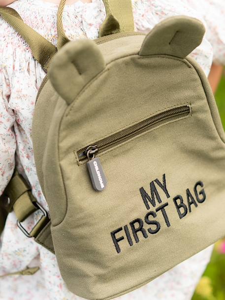 Kinder Stoff-Rucksack „My First Bag“ CHILDHOME khaki 