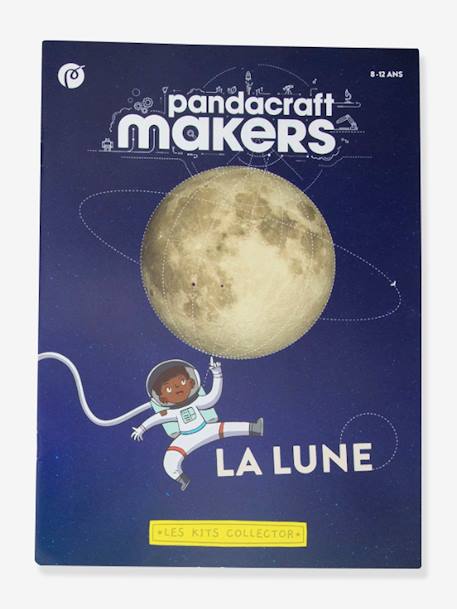 Kit ludo-éducatif 2 en 1 - La Lune - Fabrique une Lune en 3D ! - PANDACRAFT bleu 