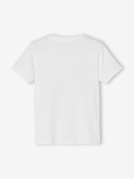 Jungen T-Shirt mit Print blau+weiß 
