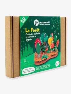 Kit ludo-éducatif 2 en 1 - La Forêt - Crée ta maquette de forêt en 3D ! - PANDACRAFT