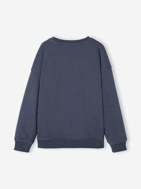 Jungen Sweatshirt dunkelblau+grün+ocker 