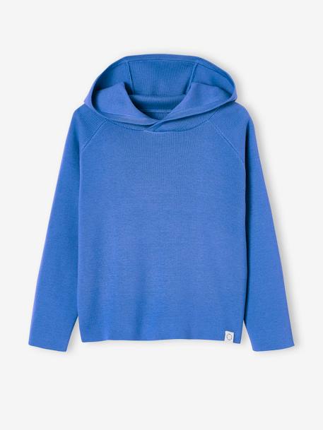 Jungen Kapuzenpullover blau+marine 