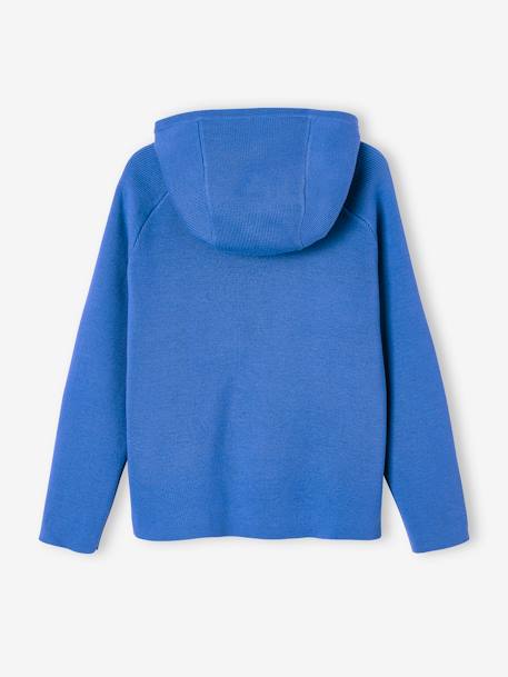 Jungen Kapuzenpullover blau+marine 