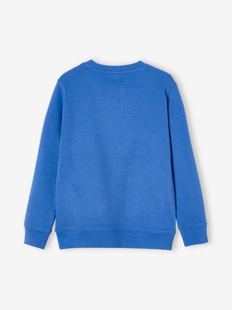 Jungen Rundhals-Sweatshirt BASIC blau+grün+hellgelb+rot 