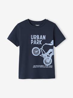 T-shirts & Blusen-Junge-T-Shirt, Poloshirt, Unterziehpulli-Jungen T-Shirt mit Schriftzug