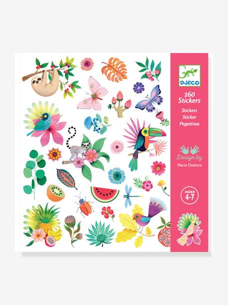 160 Sticker „Paradies“ DJECO mehrfarbig 