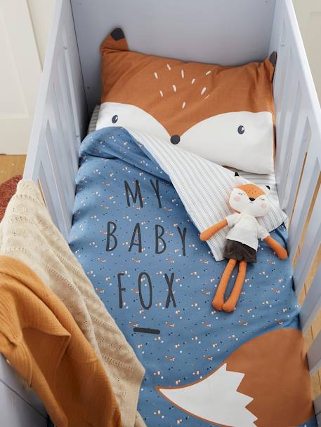 Baby Bettbezug „Baby Fox“ BLAU 
