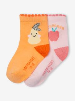 Baby-2er-Pack Baby Socken mit Früchten
