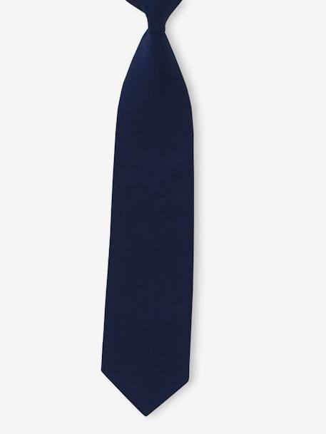 Cravate unie garçon marine 