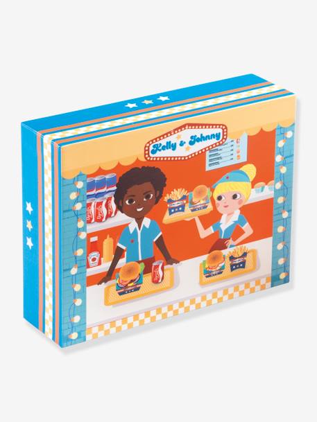 Kinder Spielset “Kelly & Johnny Burgerrestaurant“ DJECO orange 