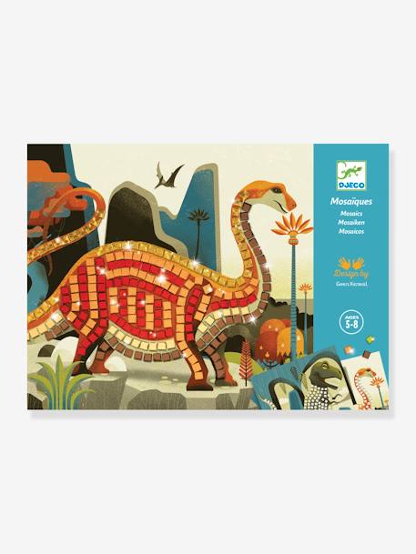 Bastel-Set Mosaikbilder „Dinosaurier“ DJECO rot 