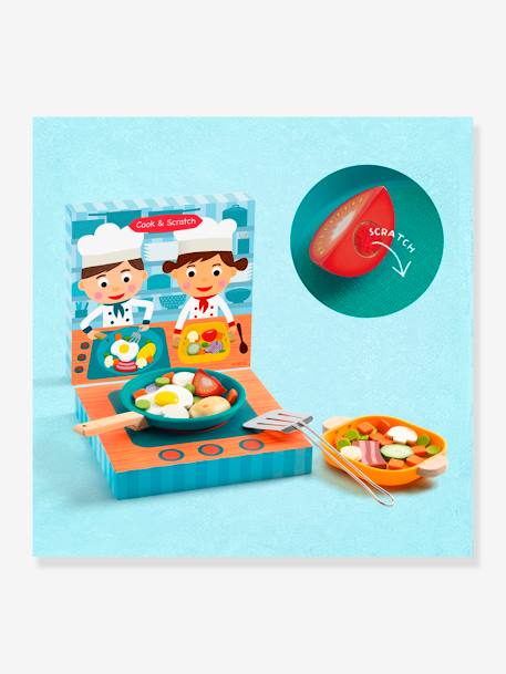 Kinder Spielpfanne „Cook & Scratch“ DJECO mehrfarbig 