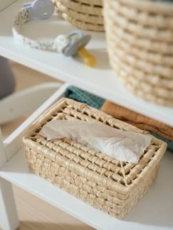 Must-haves für Baby-Zimmer und Aufbewahrung-Aufbewahrung-Aufbewahrungsbox, Aufbewahrungskorb-Taschentuch-Box aus Maisblättern