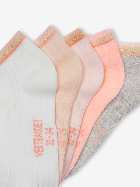 5er-Pack Mädchen Socken BASIC Oeko-Tex pfirsich 