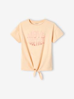 T-shirts & Blusen-Mädchen-Mädchen Sport-T-Shirt, Knoten