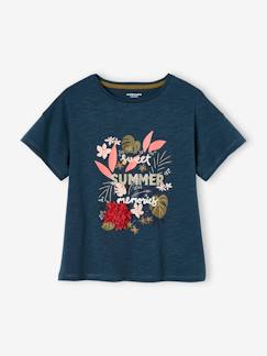 T-shirts & Blusen-Mädchen-T-Shirt, Unterziehpulli-Mädchen T-Shirt mit Rüschenmotiv